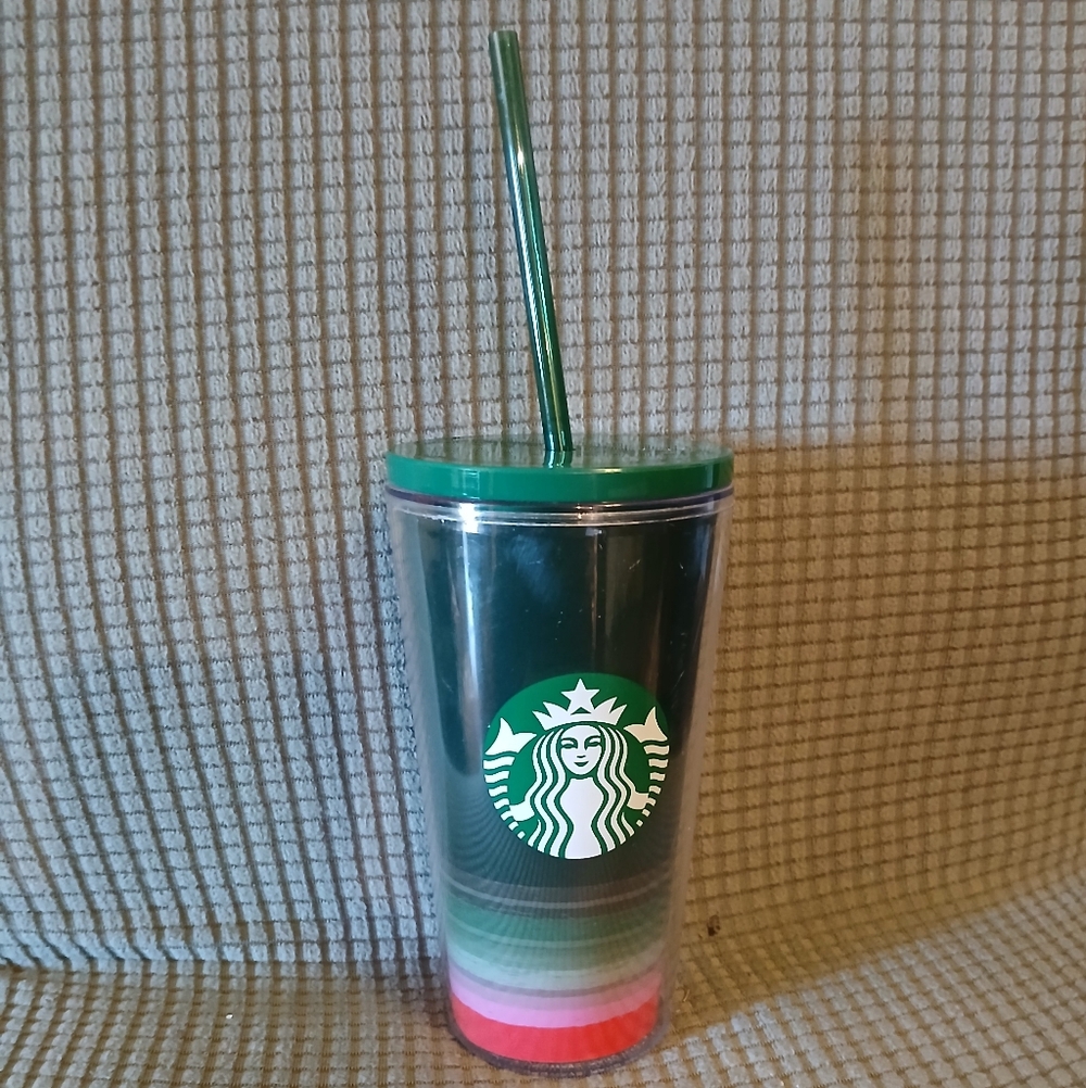 Starbucks 2022 Holiday Grande 16 oz Tumbler w/Straw (011526D)